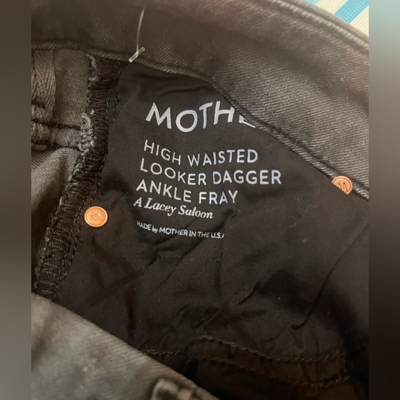 Mother denim- high waisted looker dagger ankle gray- a lacey saloon size 31 - Picture 12 of 12